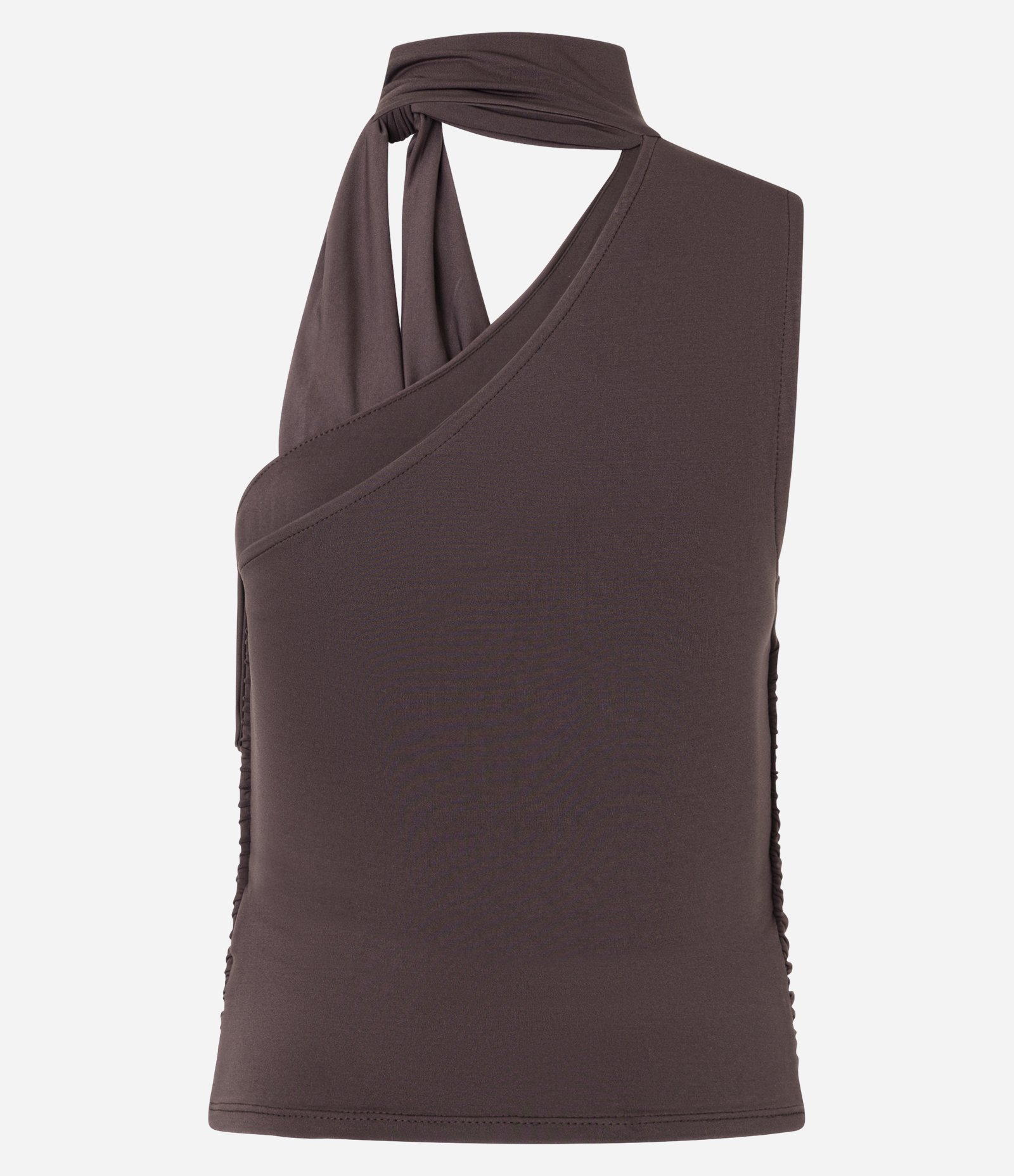 Blusa Ombro Só com Amarração na Gola 7