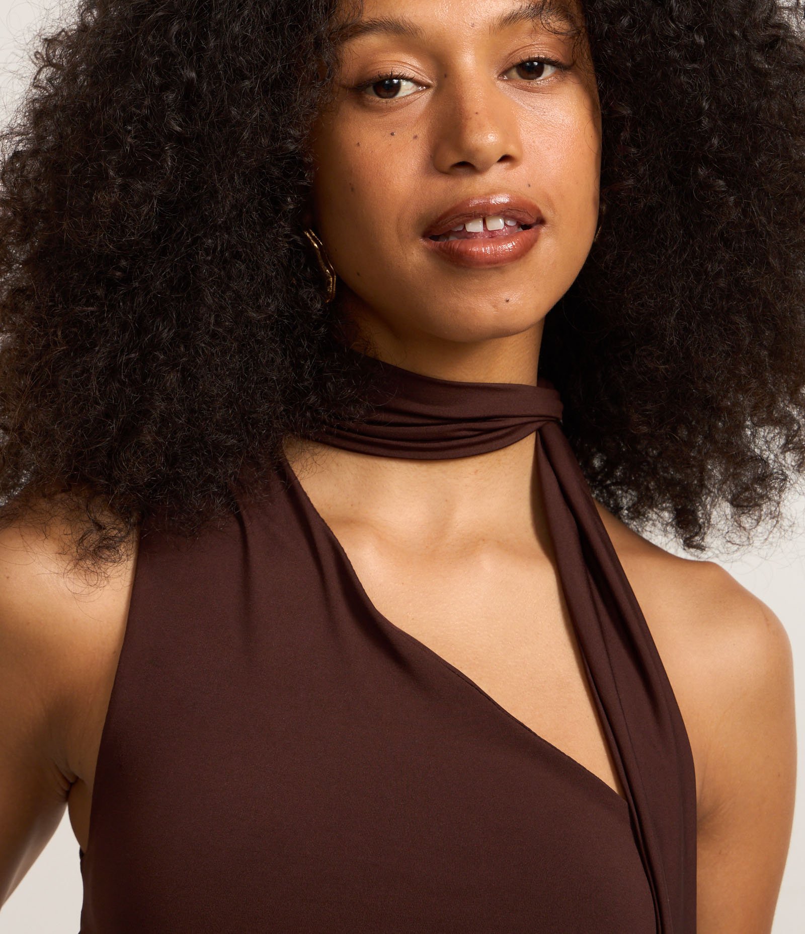 Blusa Ombro Só com Amarração na Gola 4