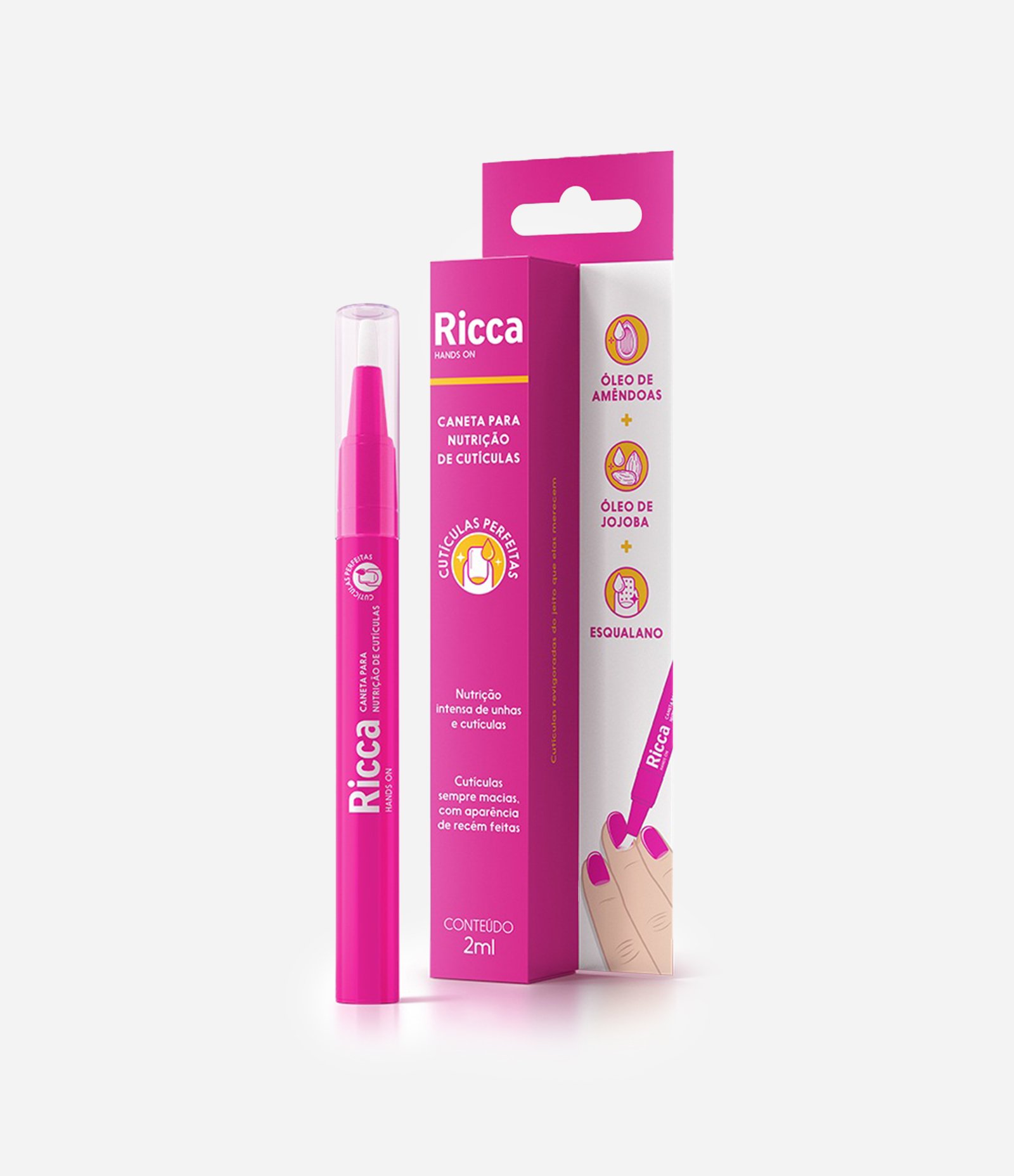 Caneta para Nutricao de Cutículas Ricca 2ml 2