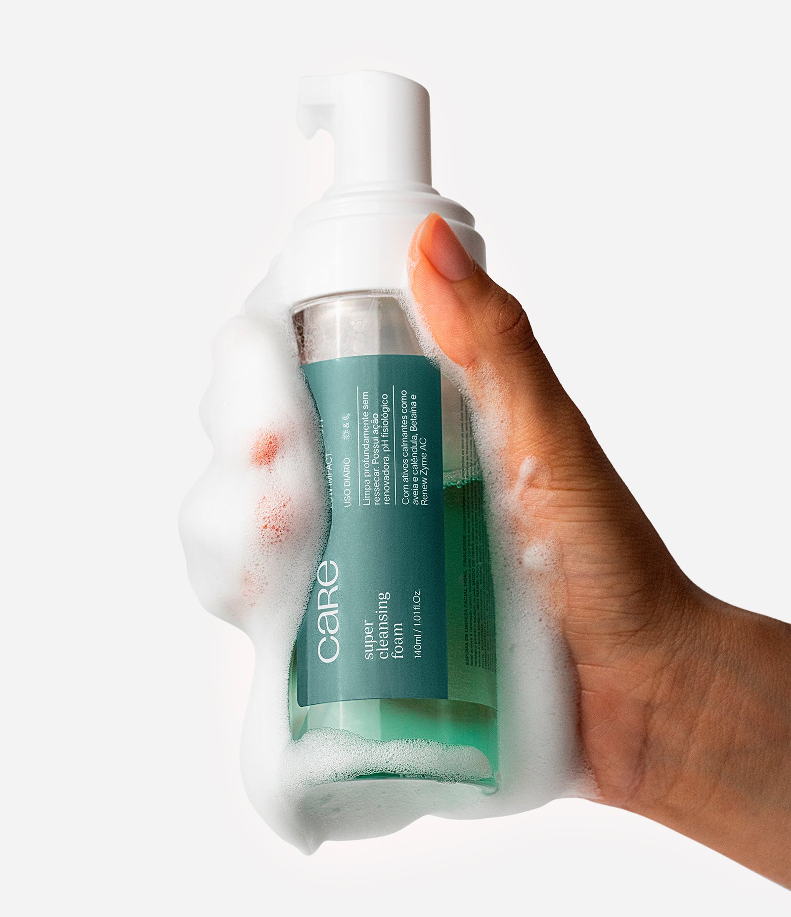 Espuma de Limpeza Super Cleansing Foam Care Beauty 140ml 13