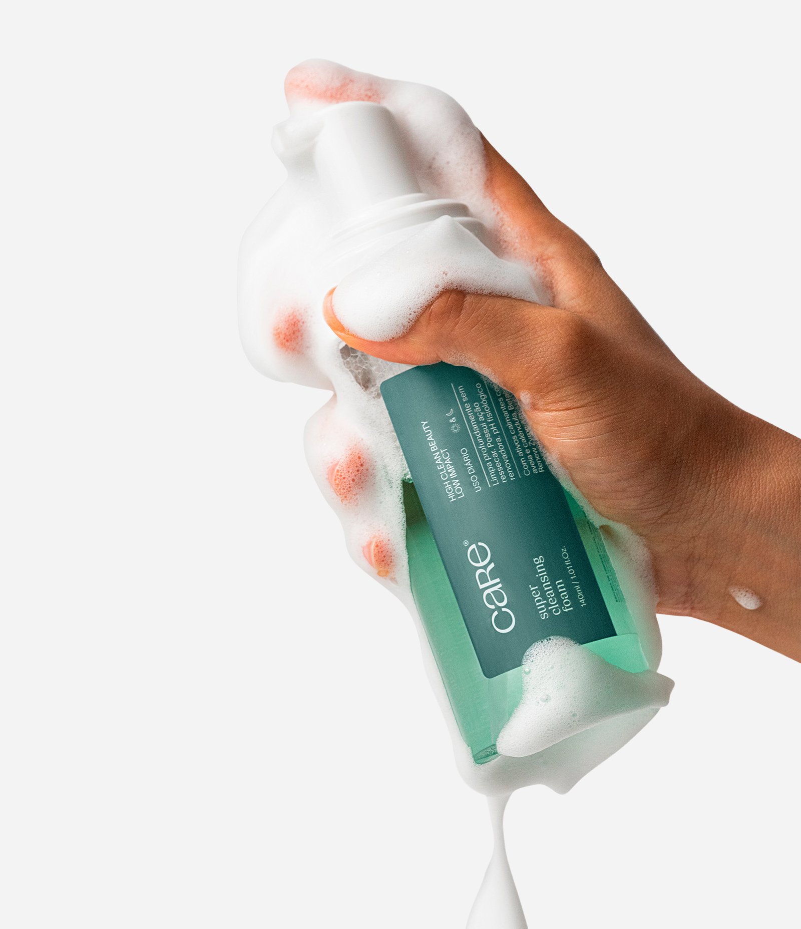 Espuma de Limpeza Super Cleansing Foam Care Beauty 140ml 15