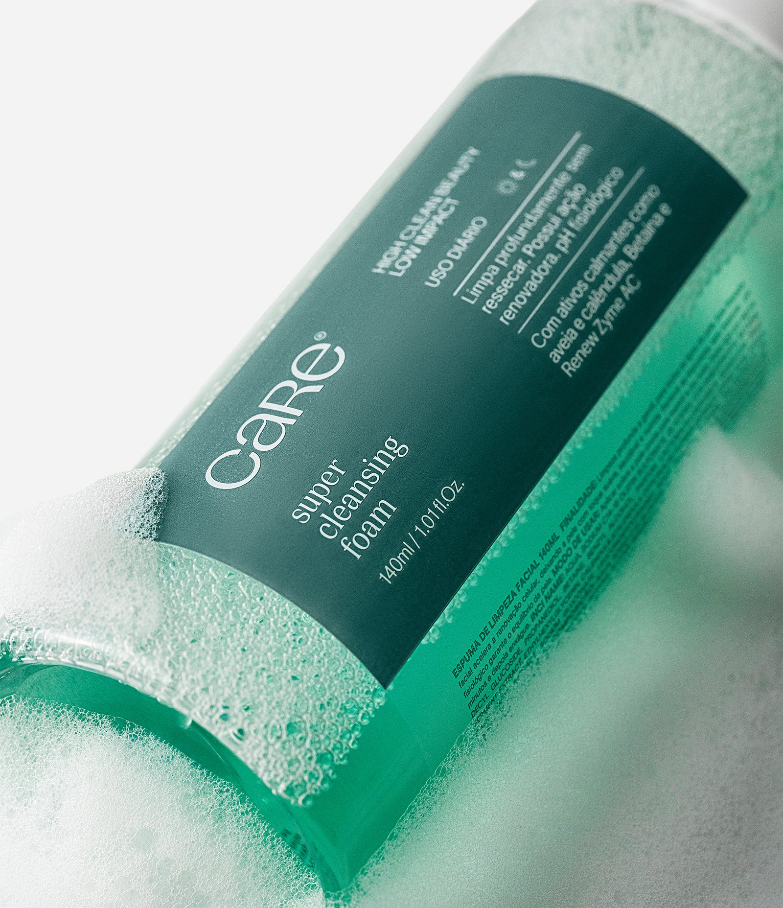 Espuma de Limpeza Super Cleansing Foam Care Beauty 140ml 18