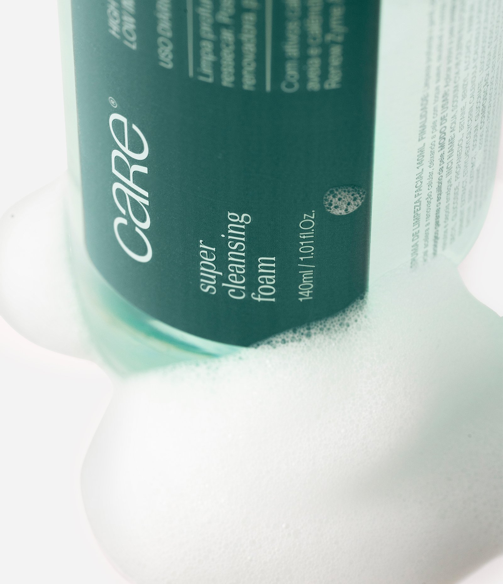 Espuma de Limpeza Super Cleansing Foam Care Beauty 140ml 9