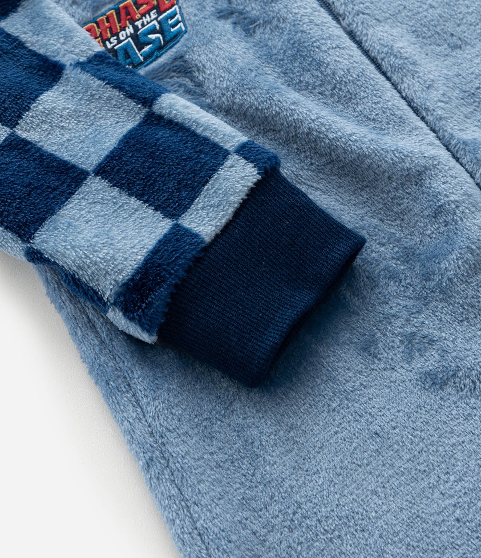 Pijama Jumper Infantil em Fleece com Bordado Patrulha Canina - Tam 2 a 6 Anos Azul 8