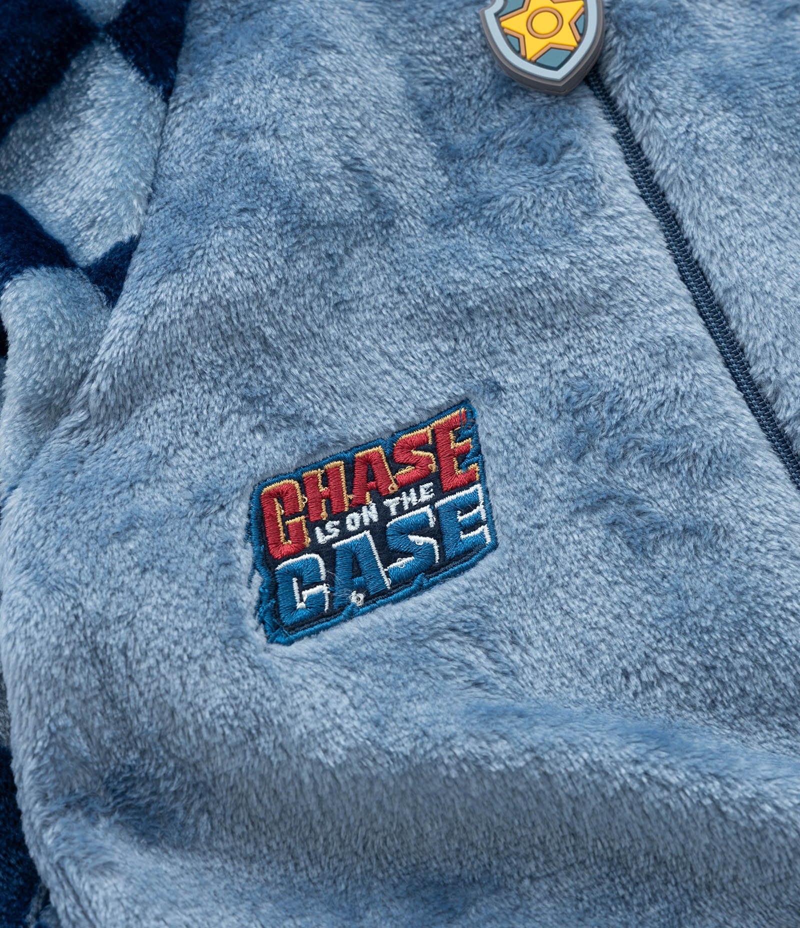 Pijama Jumper Infantil em Fleece com Bordado Patrulha Canina - Tam 2 a 6 Anos Azul 7