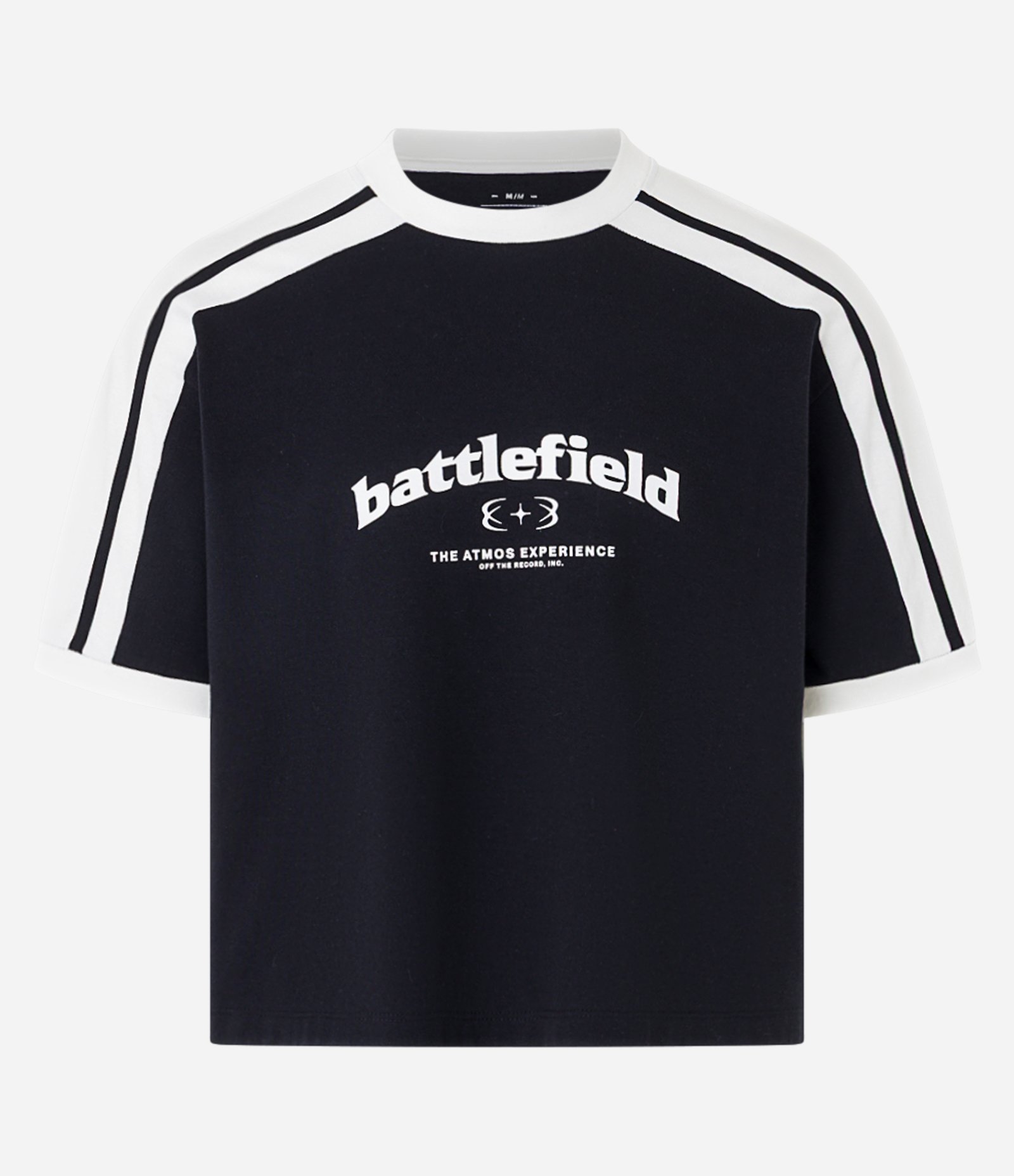 Camiseta Esportiva Cropped em Malhão com Estampa Lettering Preto 5
