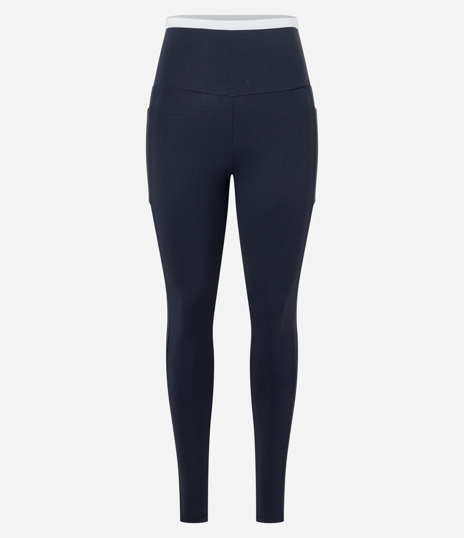 Calça Legging Esportiva em Microfibra com Cós Duplo e Bolsos Preto 5