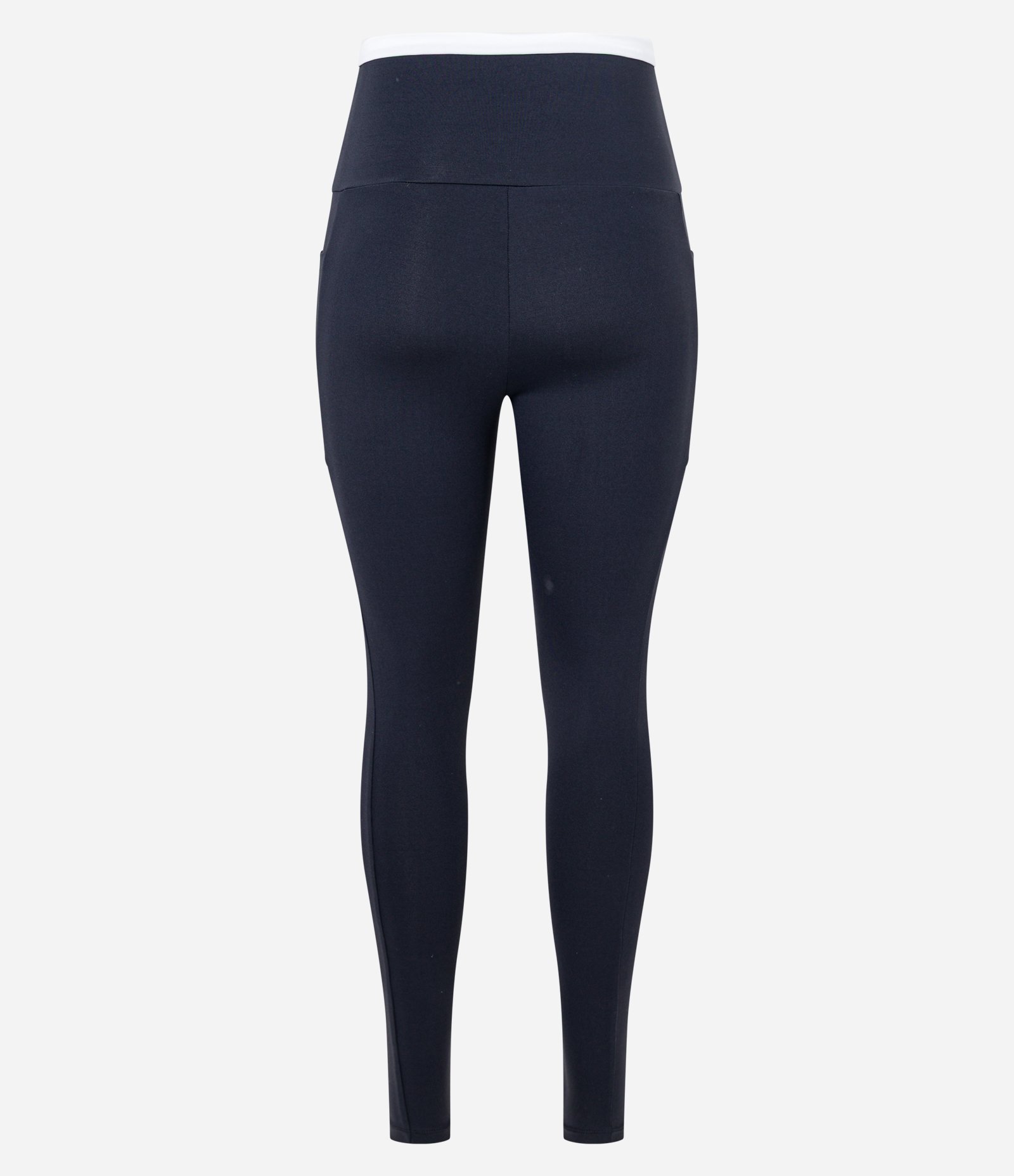 Calça Legging Esportiva em Microfibra com Cós Duplo e Bolsos Preto 6