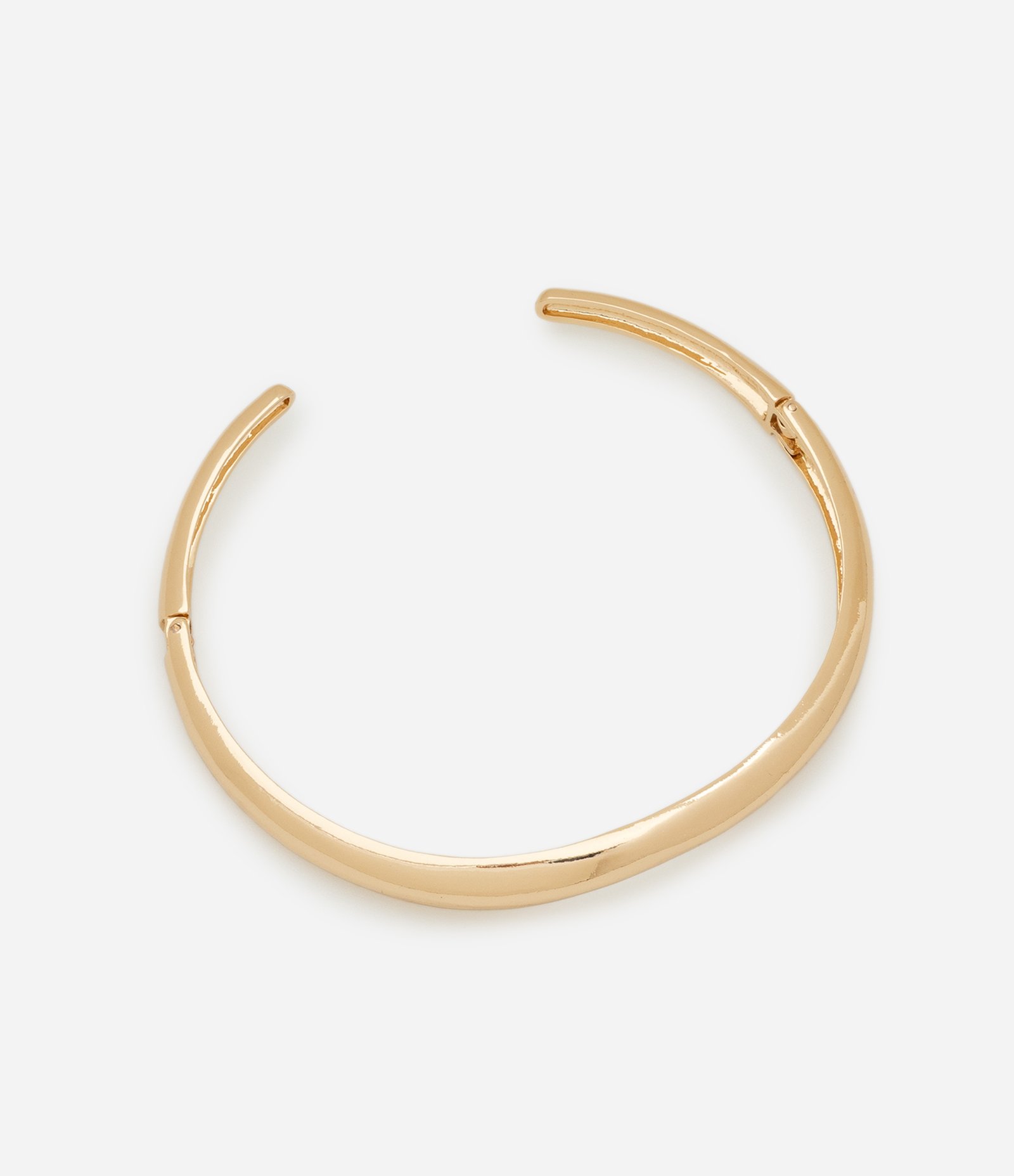 Gargantilha Rígida em Metal Dourado 2