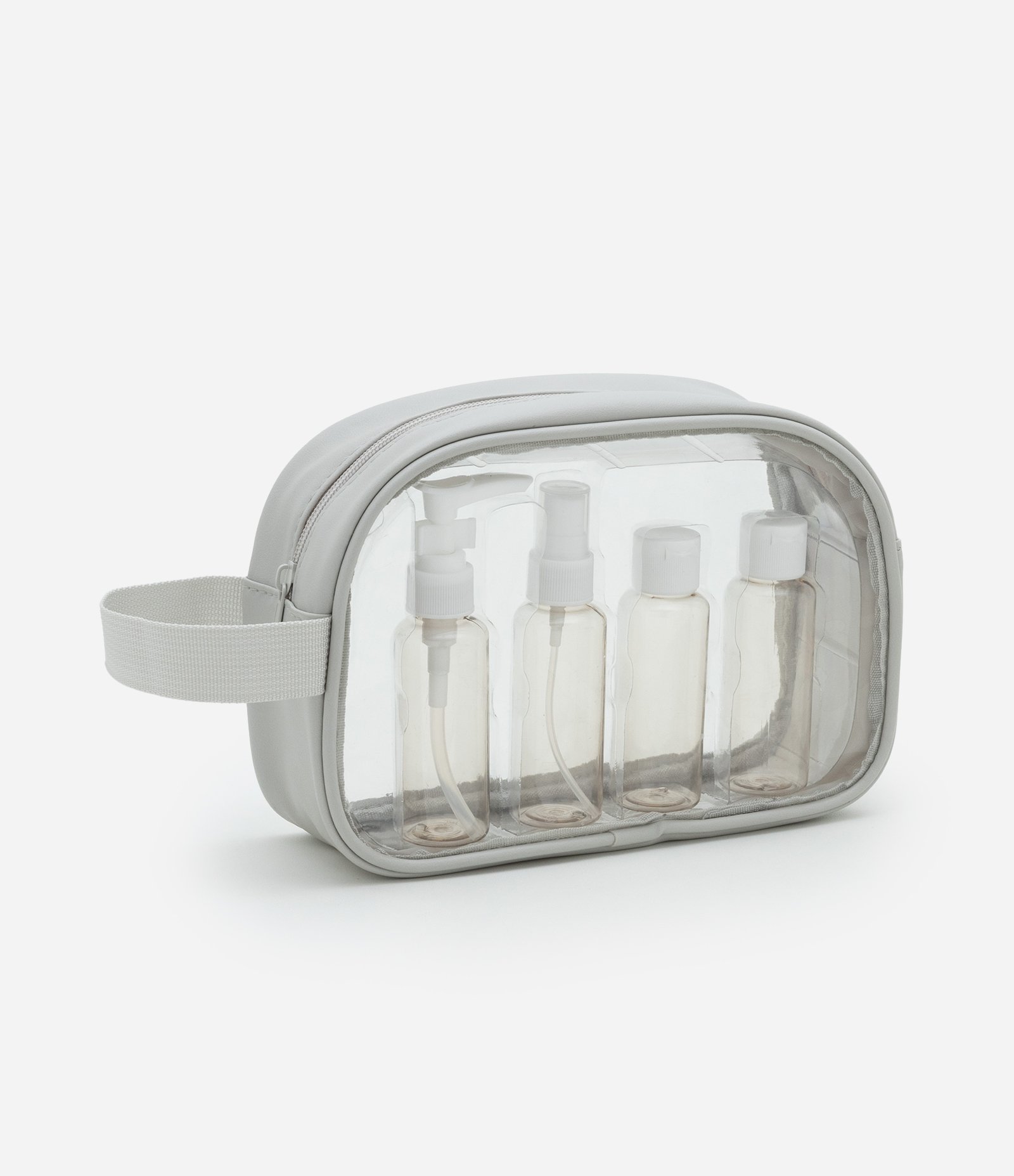 Kit Viagem com Nécessaire e Frascos para Produtos Off White 2