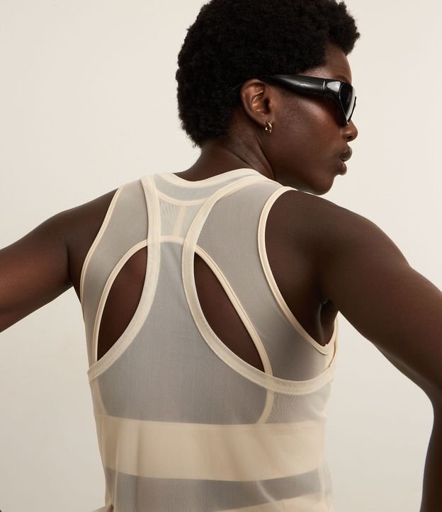 Regata Nadador Esportiva em Tule com Fendinha