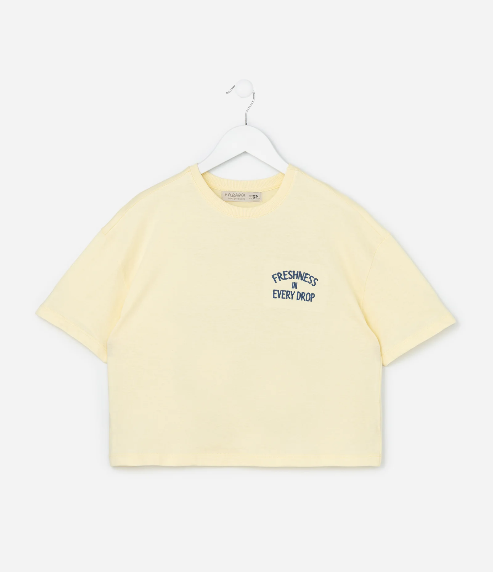 Camiseta Boxy Infantil com Estampa de Limões - Tam 5 a 14 Anos Amarelo 2