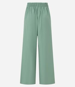 Calça Wide Leg Alfaiatada com Cintinho Embutido