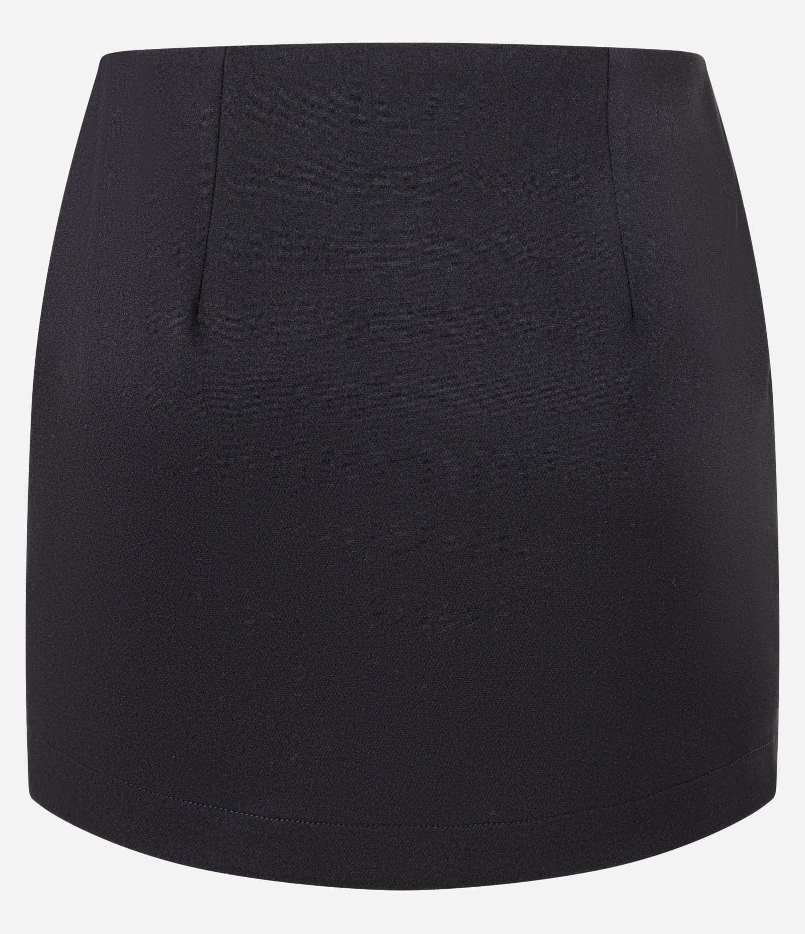 Short Saia Mini Alfaiataria com Recorte no Bolso Preto 7