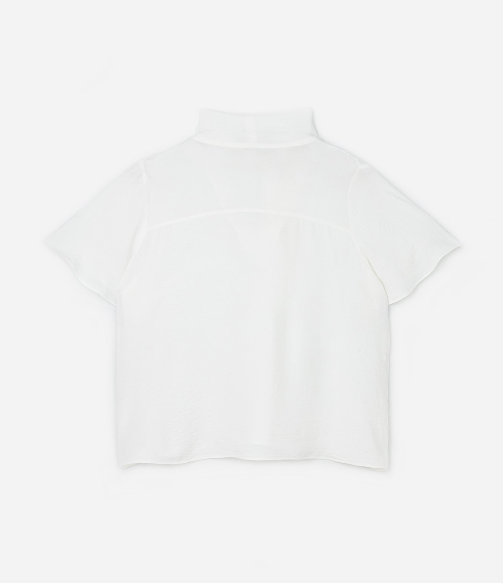 Blusa em Crepe com Gola Laço Curve & Plus Size Branco 6