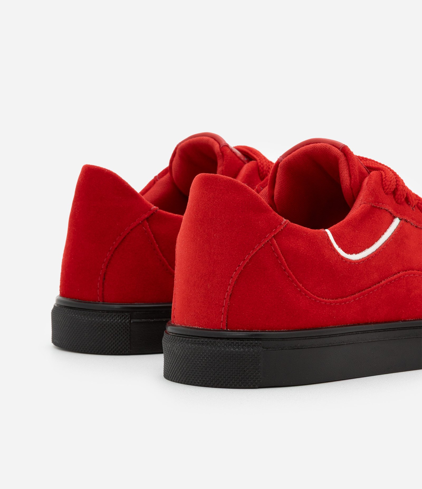 Tênis Infantil em Suede com Recortes - Tam 28 a 34 Vermelho 5