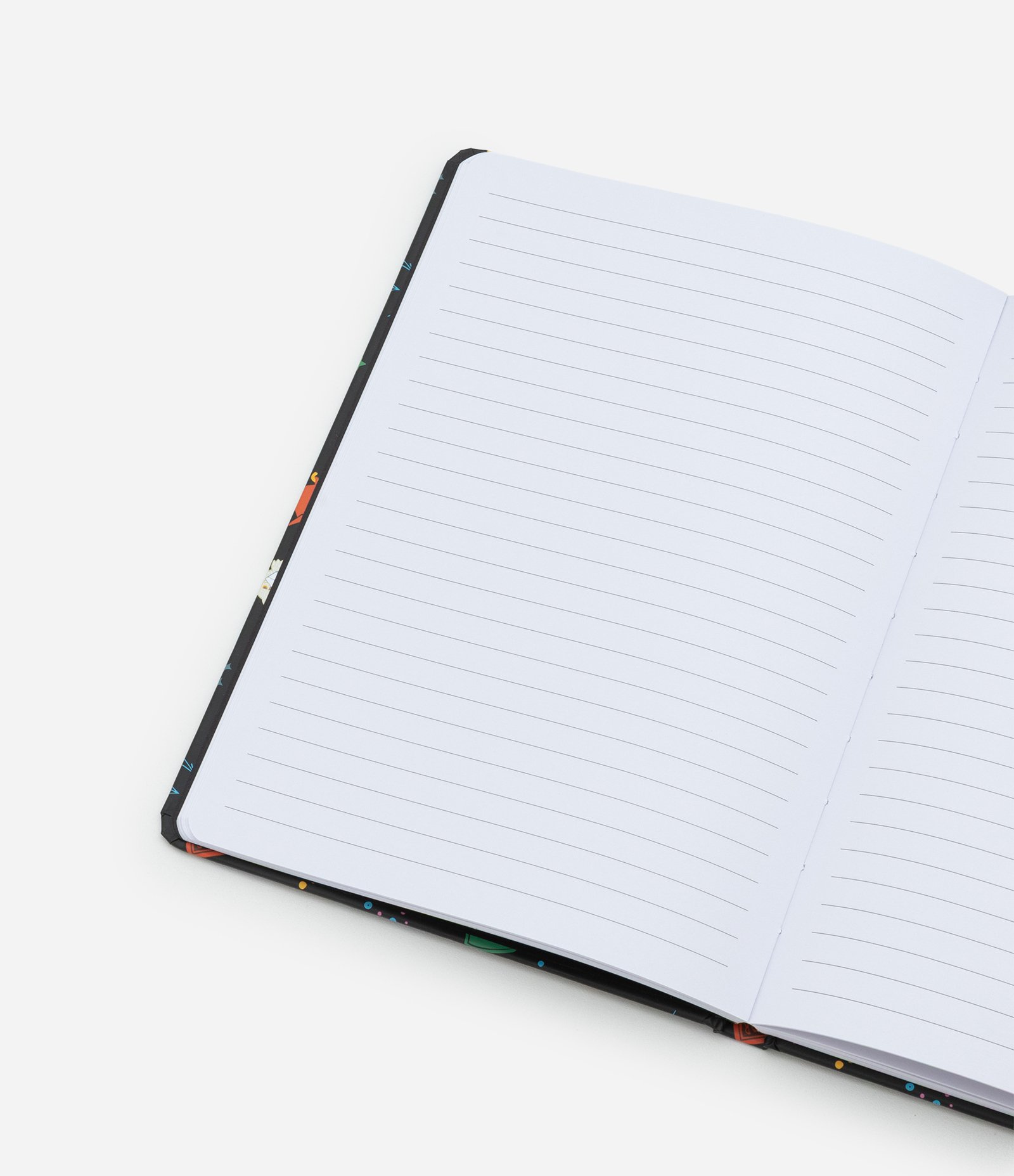 Caderno em Papel com Elástico e Estampa Harry Potter Preto 4