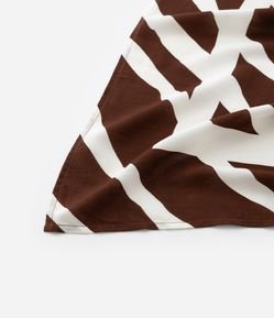 Canga Retangular em Chalis com Estampa Animal Print Zebra