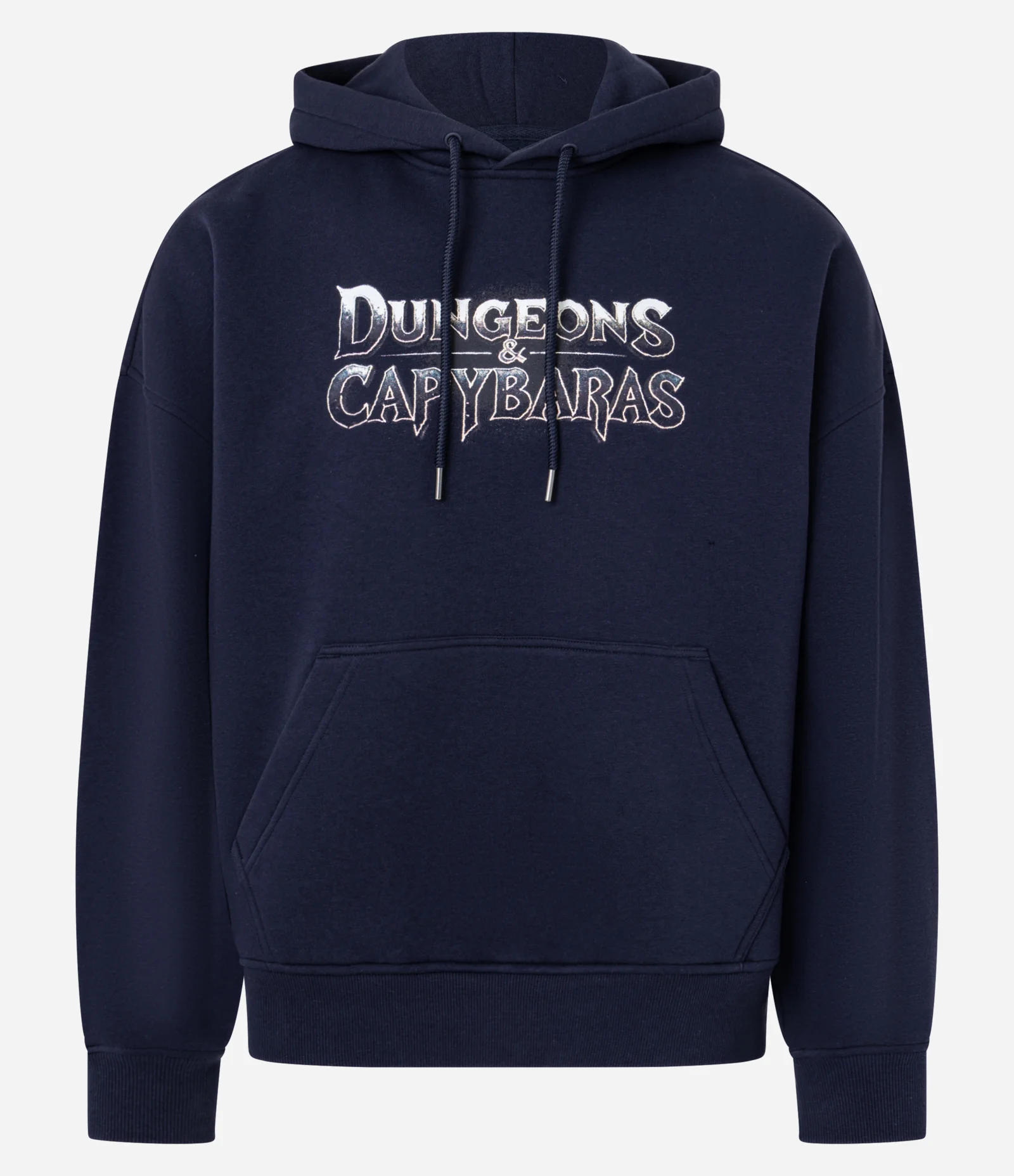 Casaco em Moletom com Felpa com Estampa Dungeons Capybaras Azul 1