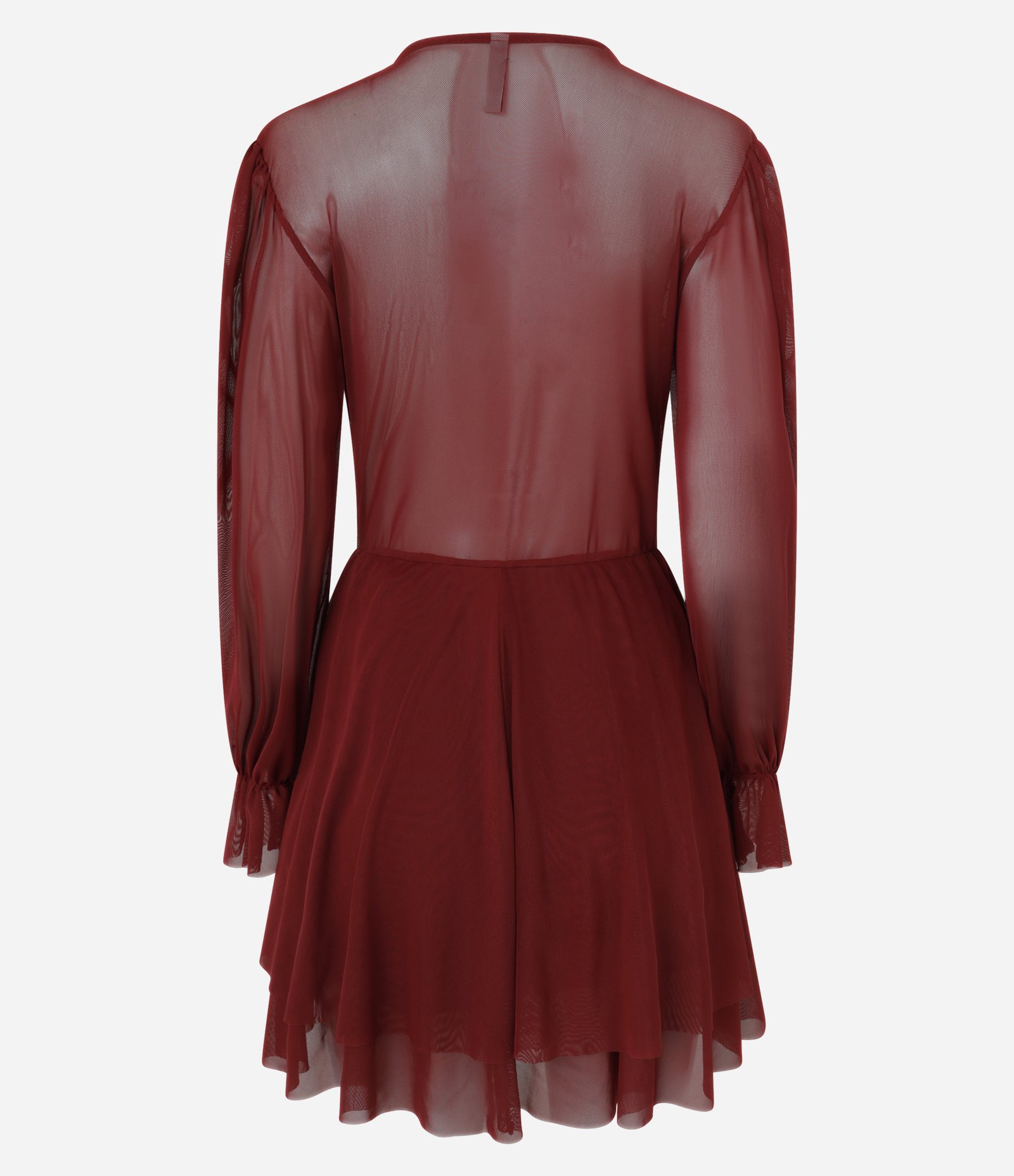 Vestido em Tule com Babados e Amarração M 7