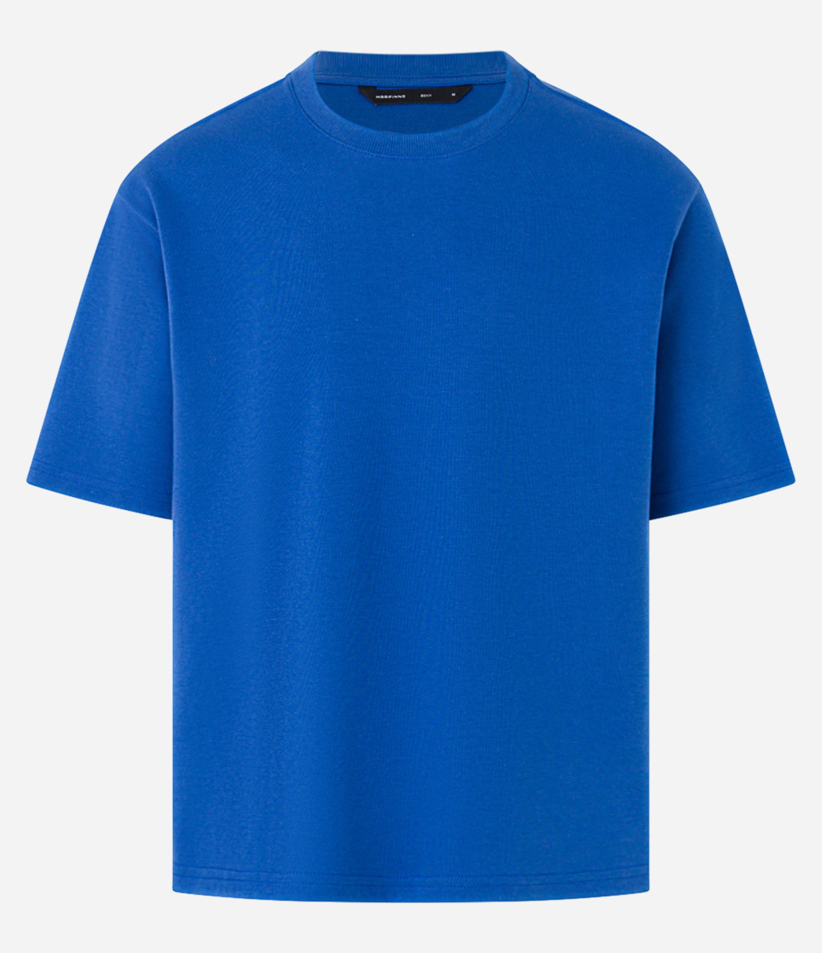 Camiseta Boxy em Algodão Azul 5