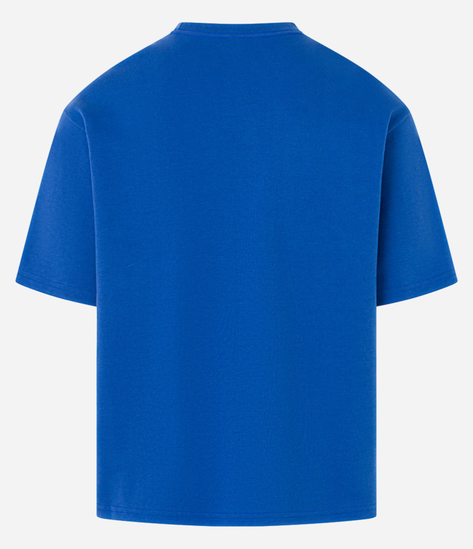 Camiseta Boxy em Algodão Azul 6