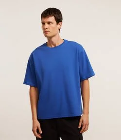 Camiseta Boxy em Algodão