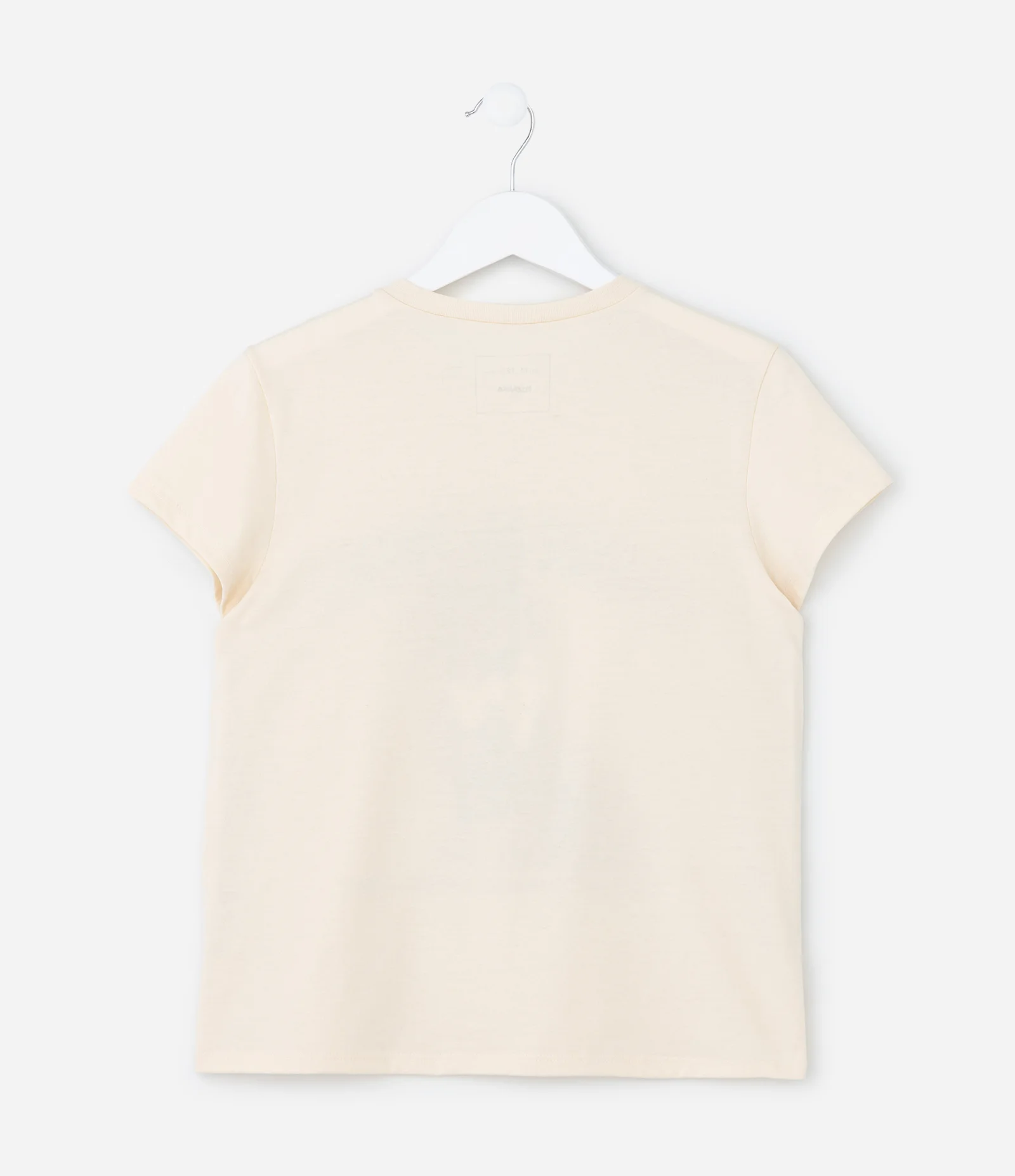 Camiseta Infantil com Estampa Cachorrinho - Tam 5 a 14 Anos Bege 2