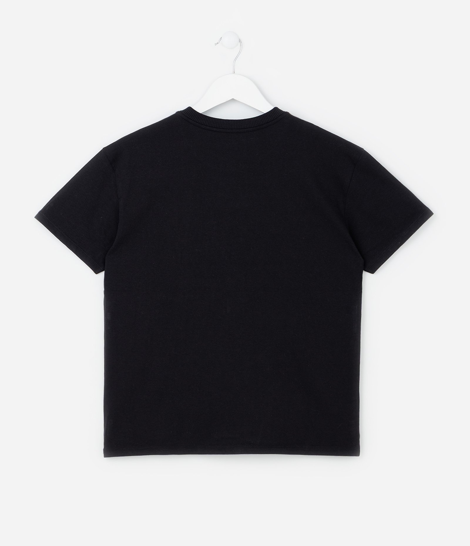 Camiseta Infantil com Estampa da Wandinha - Tam 5 a 14 Anos Preto 2