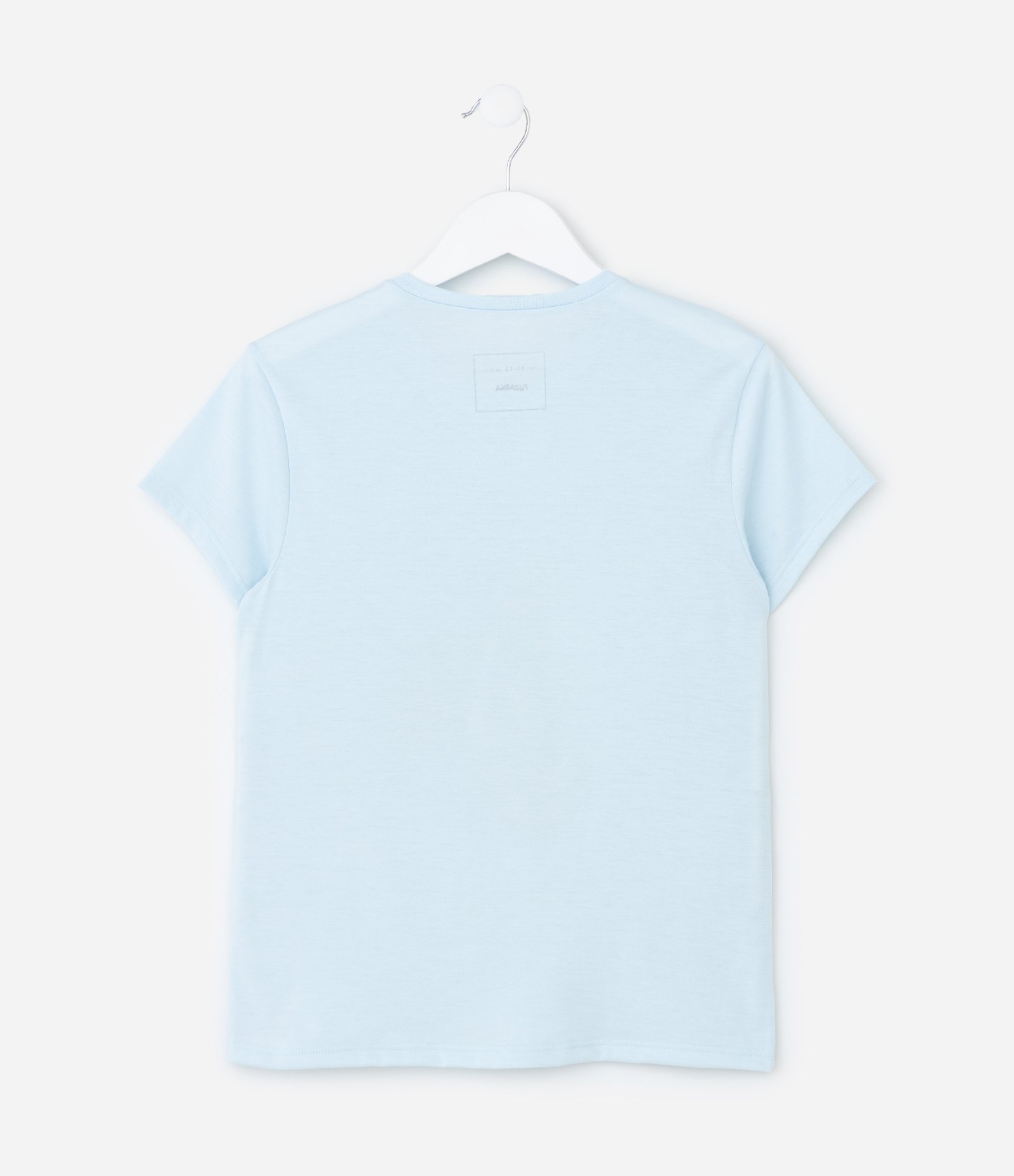 Camiseta Regular Infantil com Estampa de Limão Siciliano - Tam 5 a 14 anos Azul 3