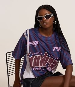 Camiseta Oversized Sportcore com Estampa Hundred