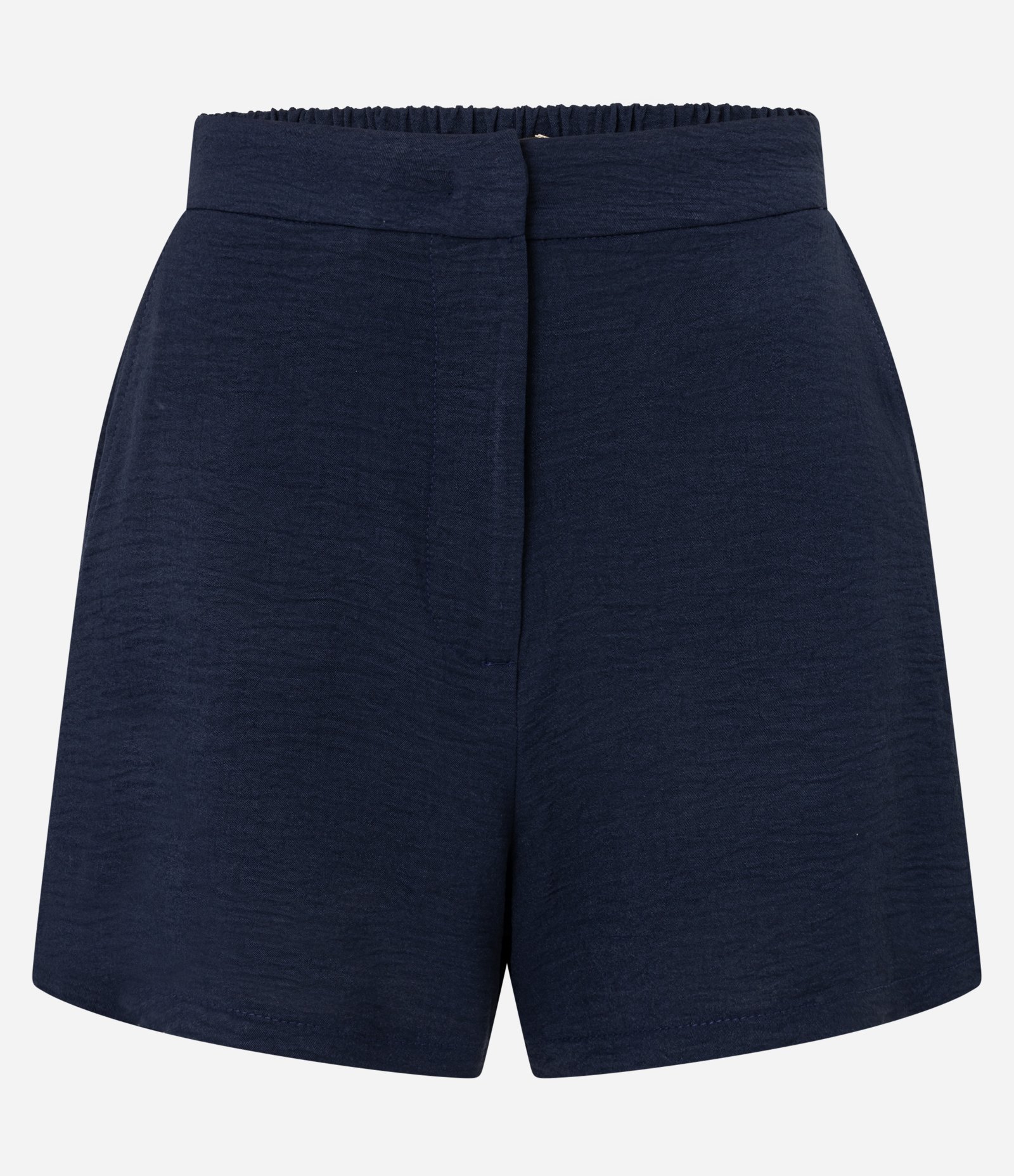 Short em Airflow com Cós Alfaiatado e Bolsos Azul Marinho 5