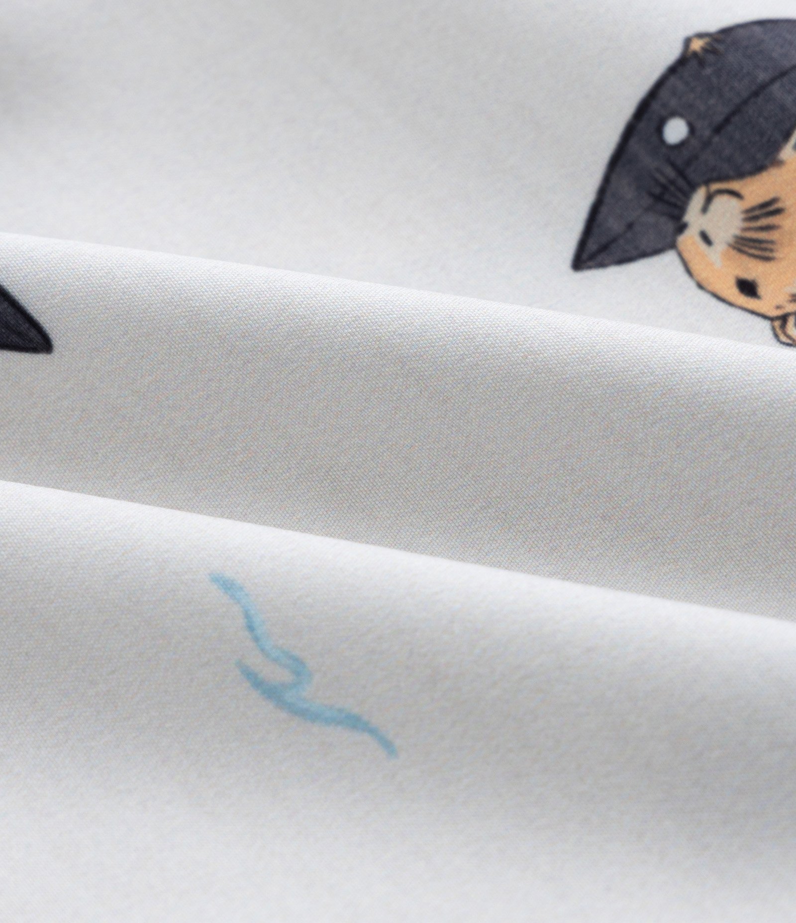 Bermuda Infantil em Microfibra com Mini Ícones de Capivara - Tam 5 a 14 Anos Branco 3