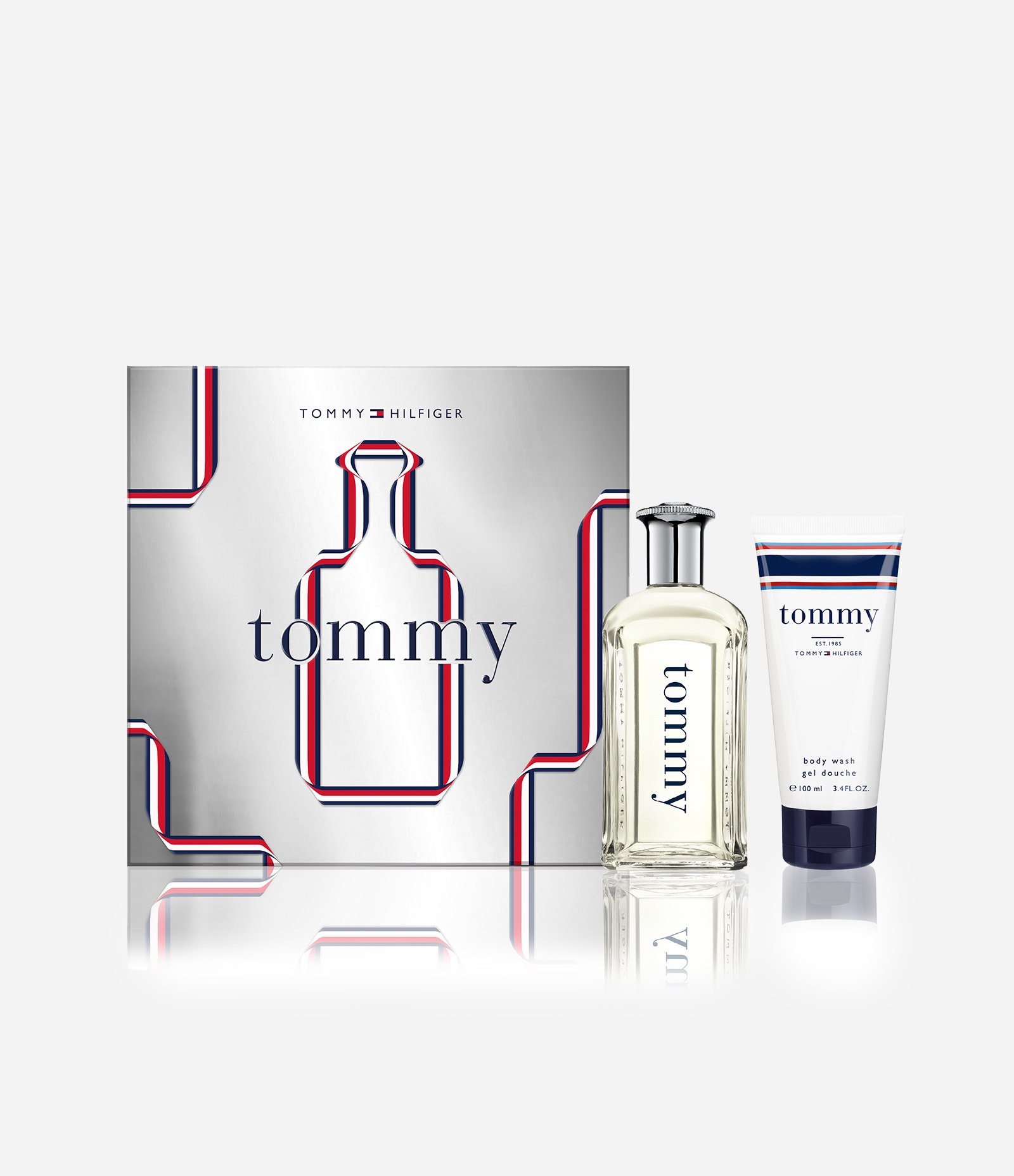 Coffret Perfume Tommy Hilfiger Eau de Toilette 100ml + Body Wash 100ml KIT 1