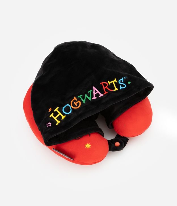 Travesseiro de Viagem em Poliamida com Capuz
e Estampa Harry Potter