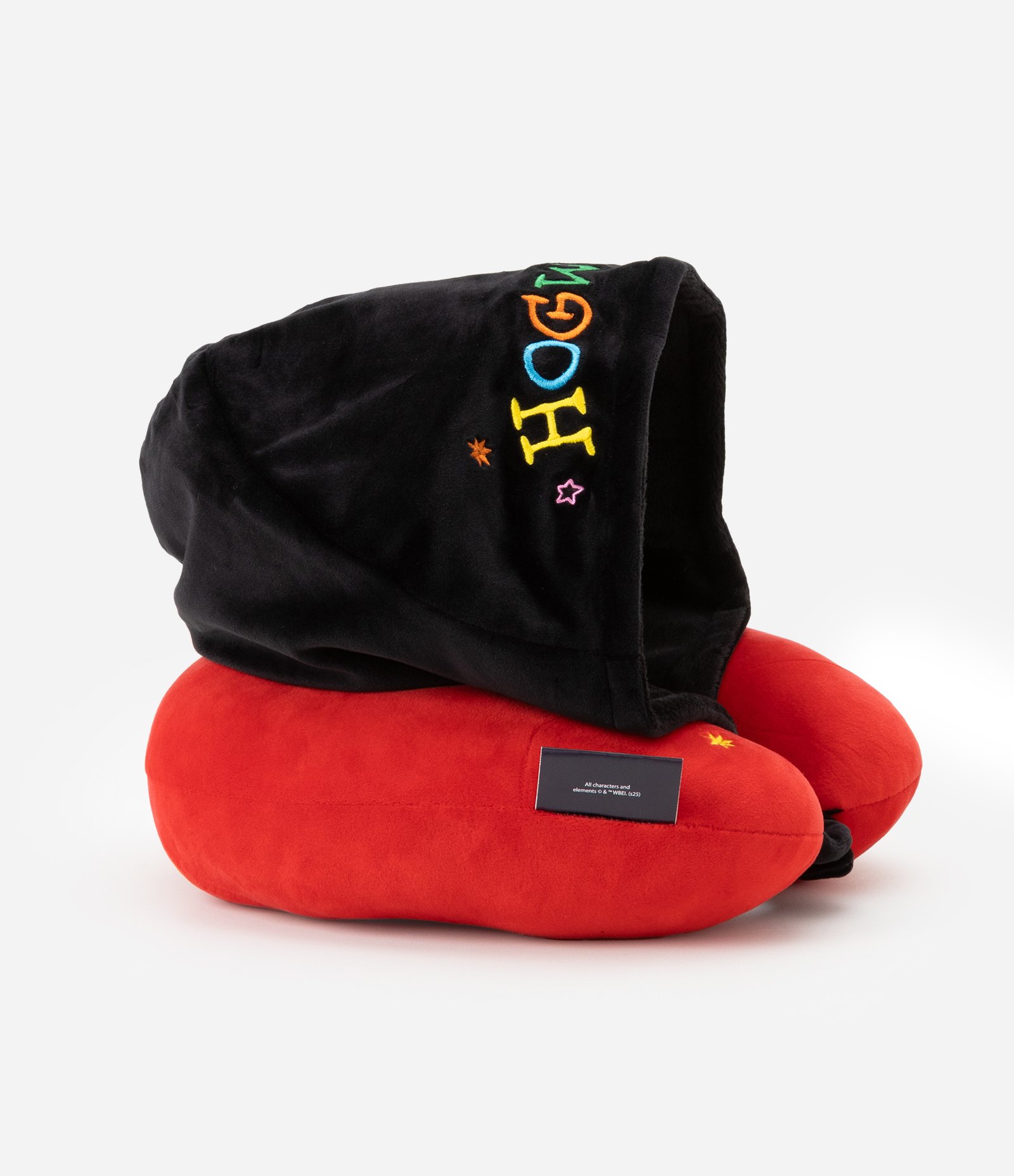 Travesseiro de Viagem em Poliamida com Capuz
e Estampa Harry Potter Preto 7