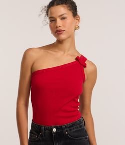 Blusa Ombro Só com Lacinho na Alça Larga