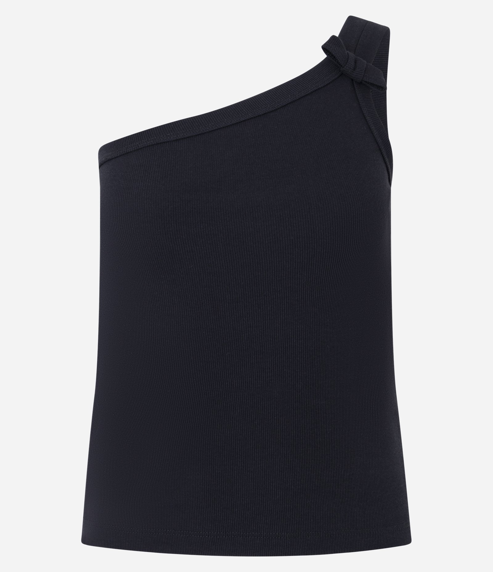 Blusa Ombro Só com Lacinho na Alça Larga Preto 4