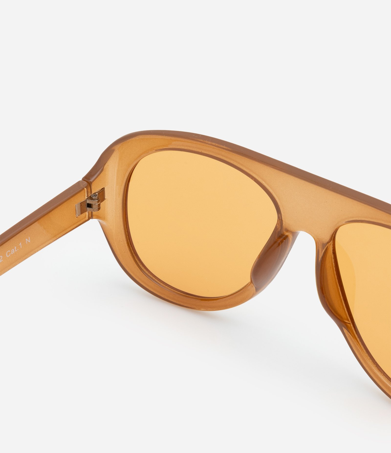 Óculos de Sol Aviador com Lente Âmbar Laranja 4