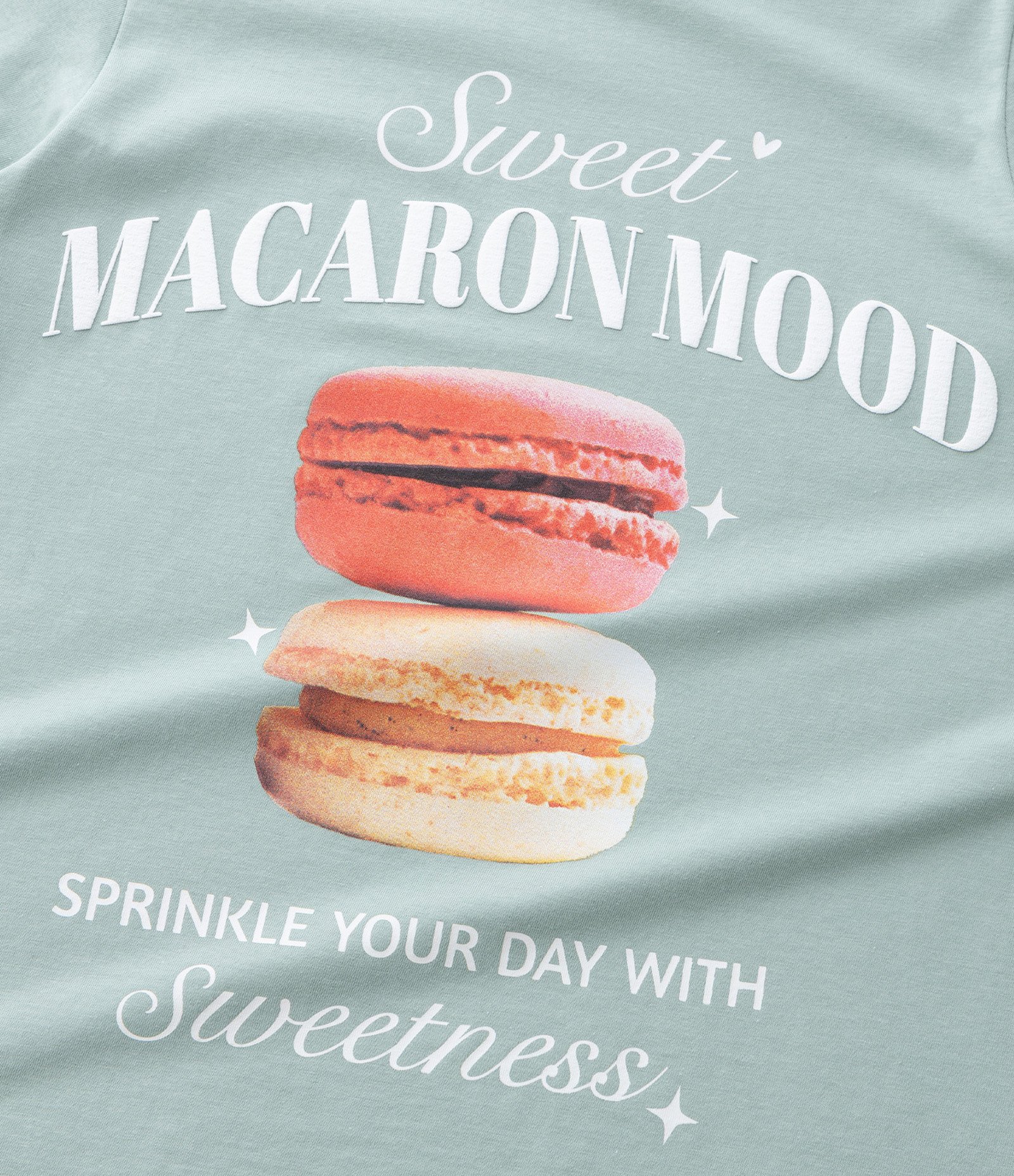 Camiseta Infantil com Estampa Macaron Mood - Tam 7 a 14 Anos Verde 5
