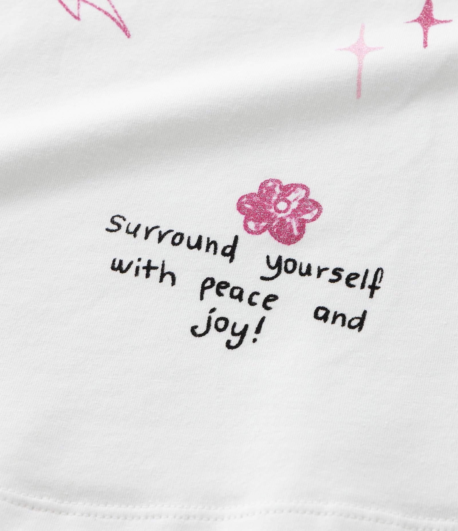 Camiseta Infantil Regular com Estampa de Ícones - Tam 5 a 16 Anos Branco 5