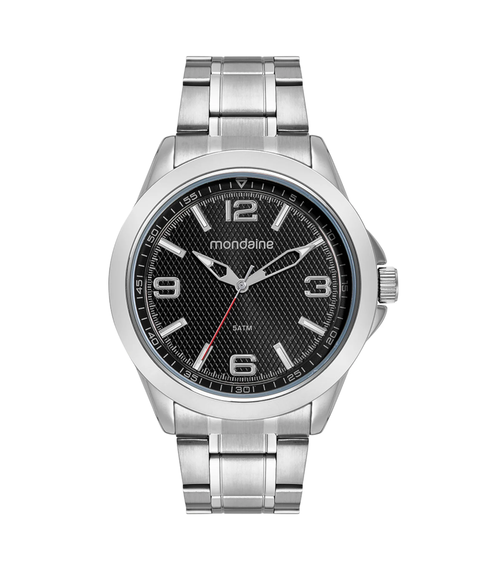 Relógio Analógico Masculino Mondaine Prata 1