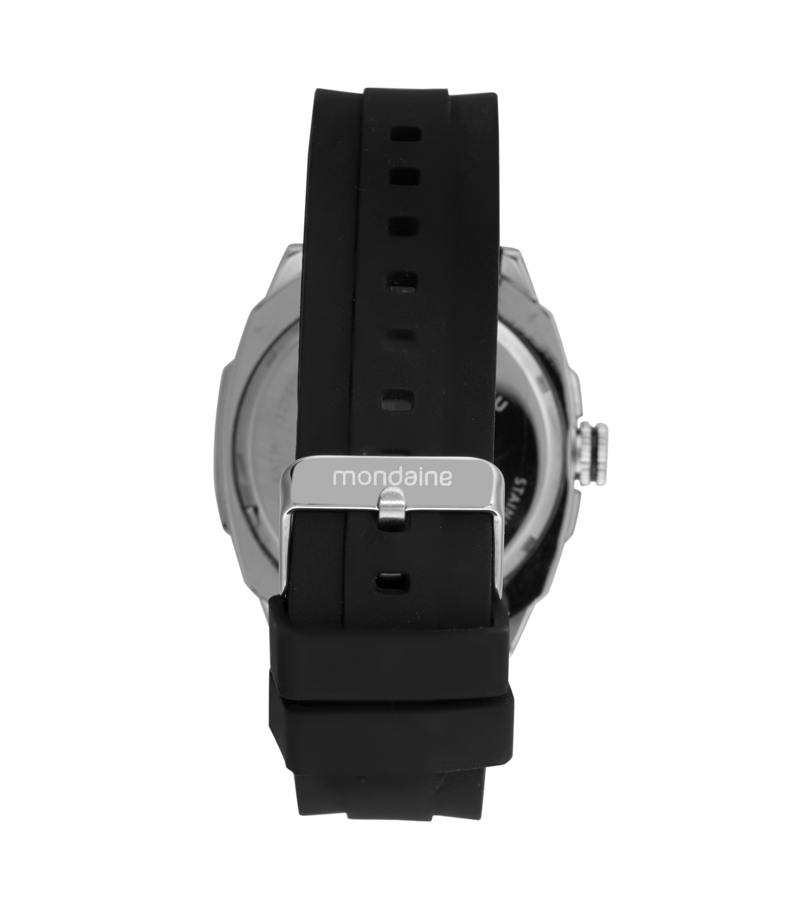 Relógio Analógico Masculino Mondaine Preto 4