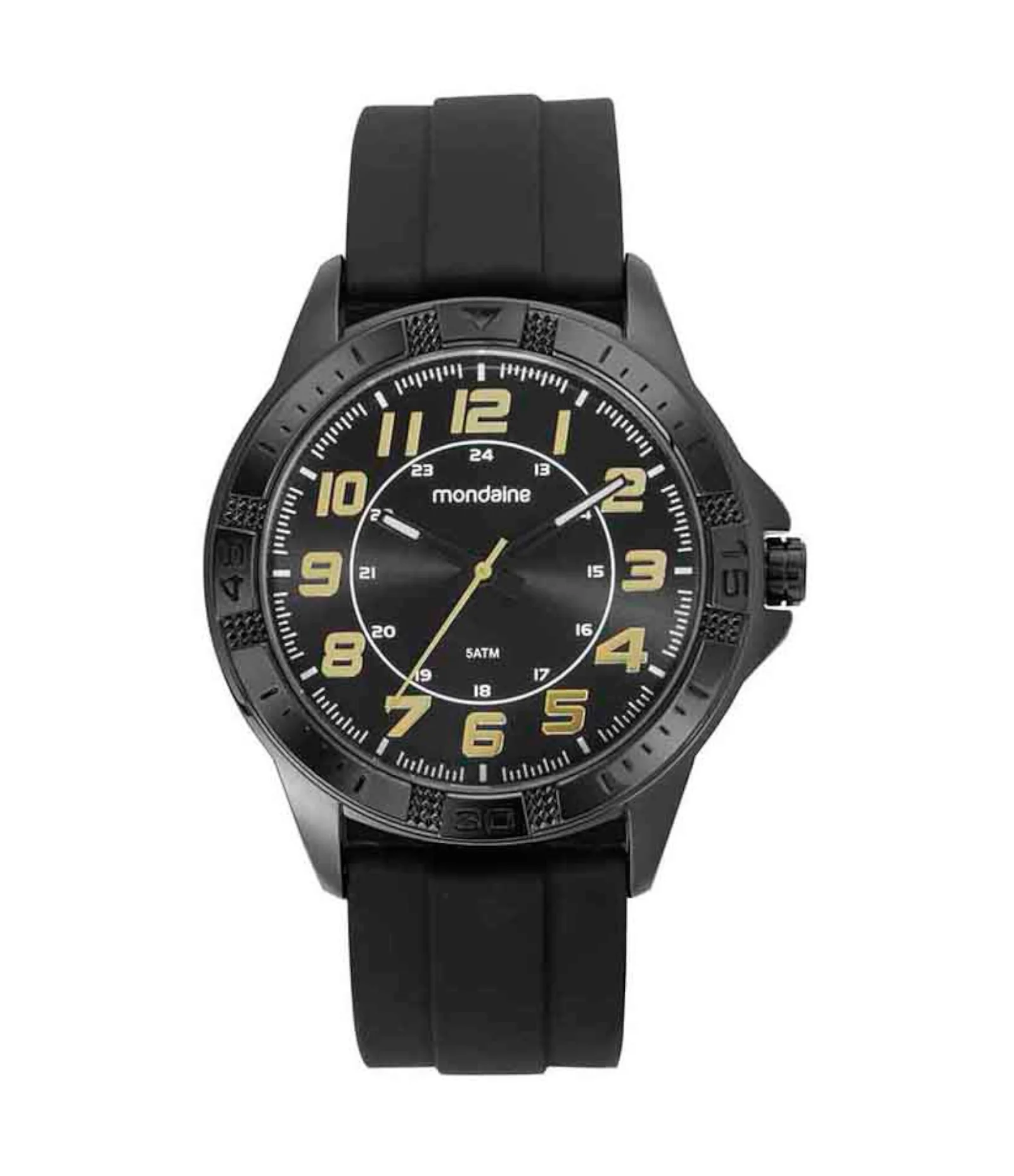 Relógio Analógico Masculino Mondaine Preto 1