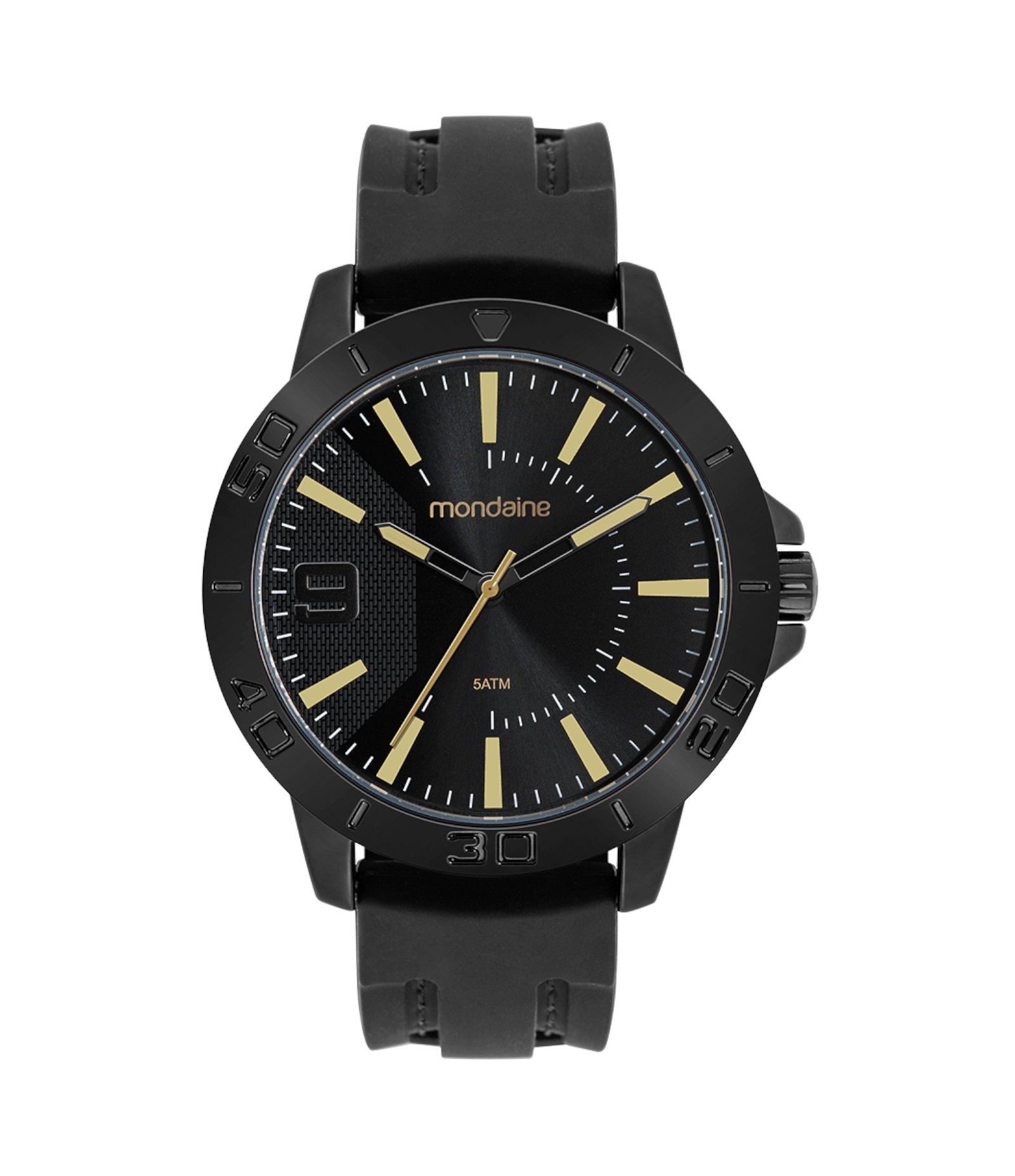 Relógio Analógico Masculino Mondaine Preto 1
