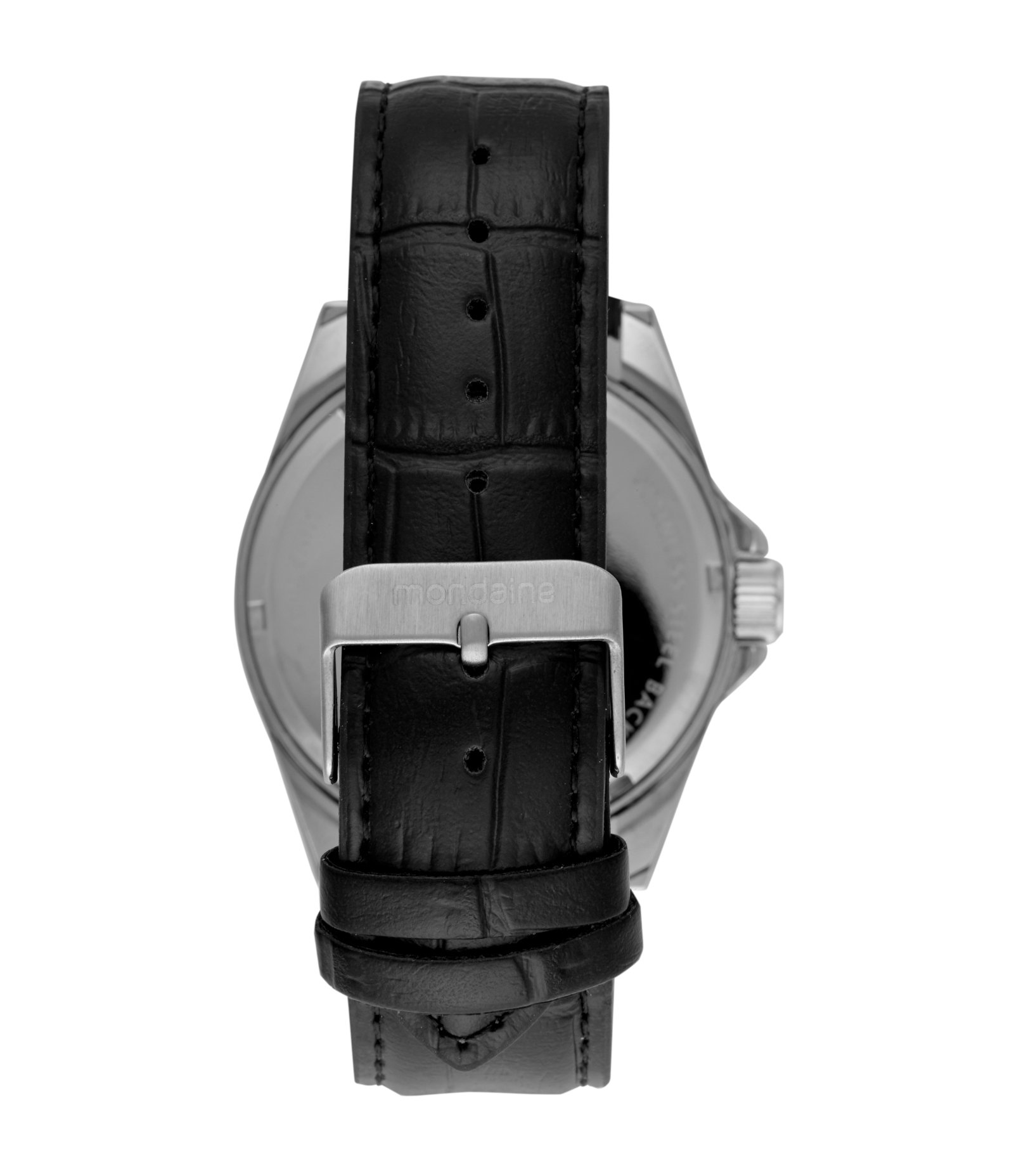 Relógio Analógico Masculino Mondaine Preto 4