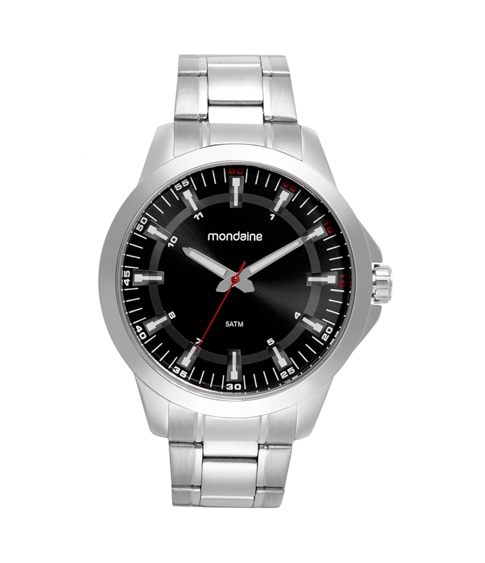 Relógio Analógico Masculino Mondaine Prata 1