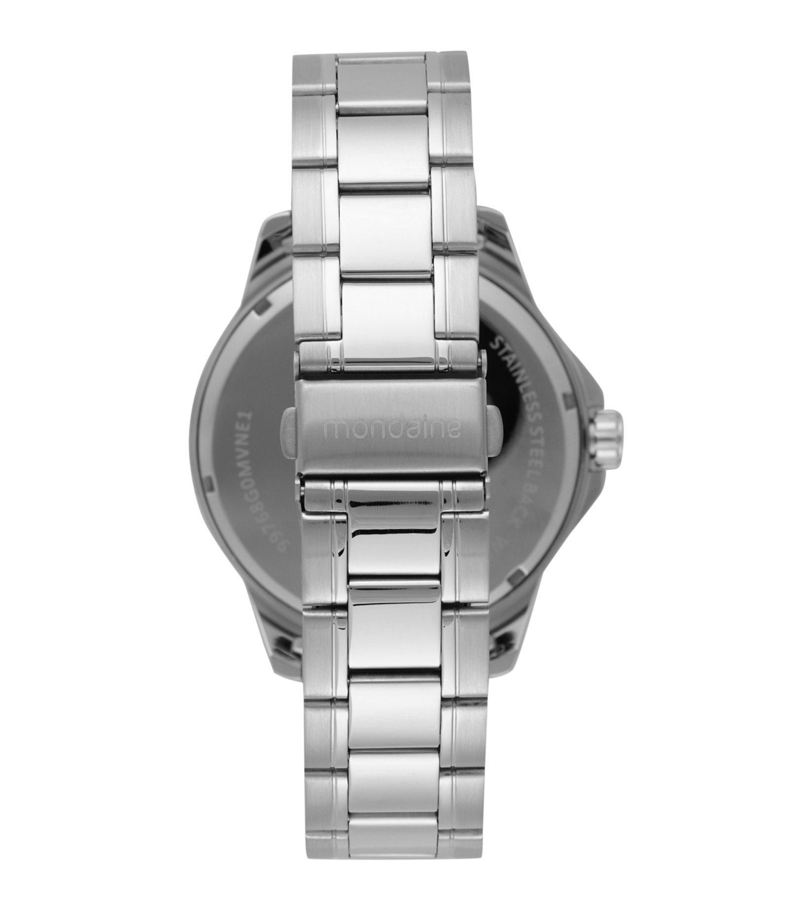 Relógio Analógico Masculino Mondaine Prata 4