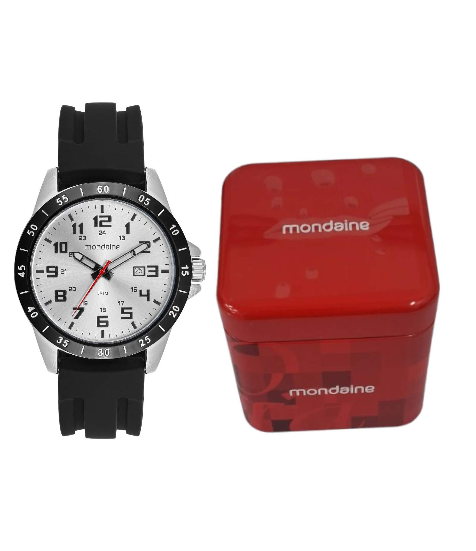 Relógio Cronógrafo Masculino Mondaine Preto 2