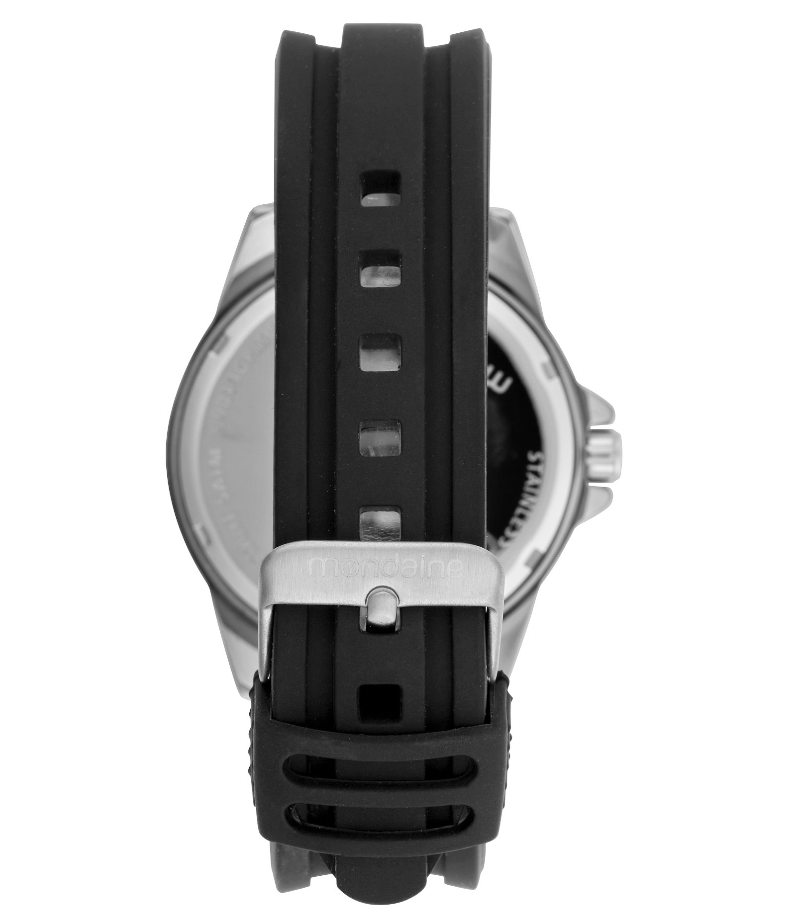 Relógio Cronógrafo Masculino Mondaine Preto 4